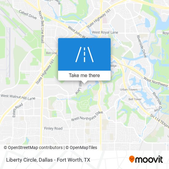 Mapa de Liberty Circle