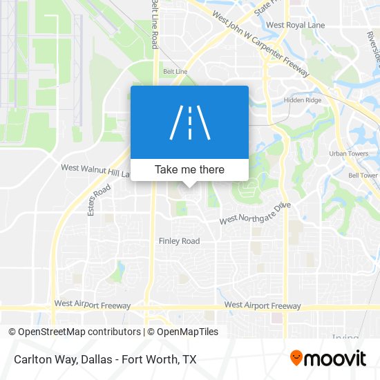 Carlton Way map