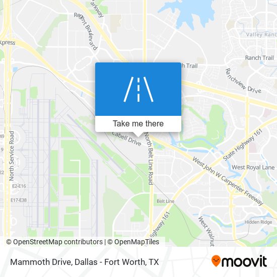 Mammoth Drive map