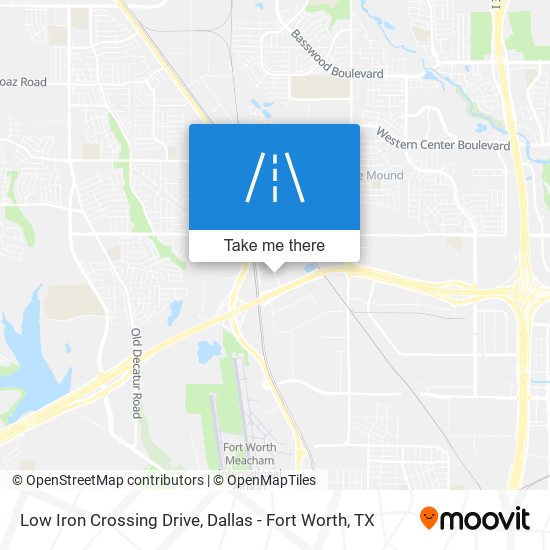 Low Iron Crossing Drive map