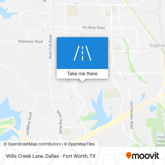 Wills Creek Lane map