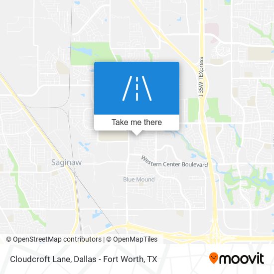 Mapa de Cloudcroft Lane