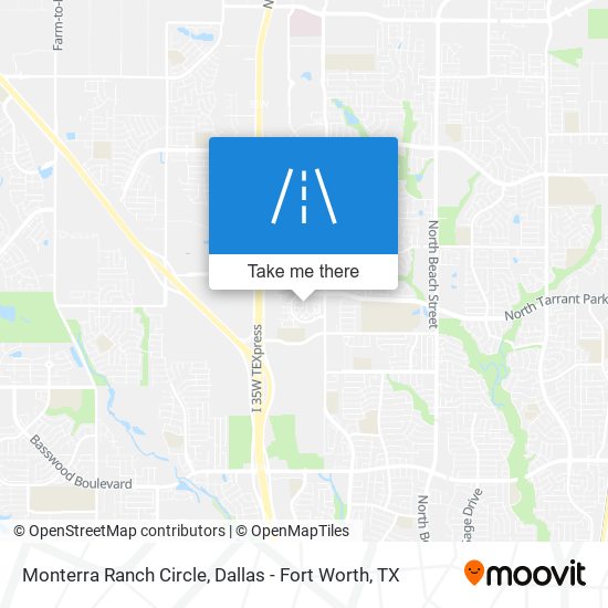 Monterra Ranch Circle map