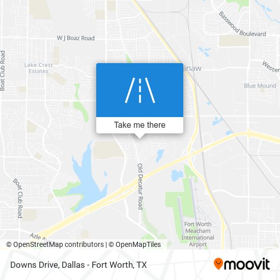 Mapa de Downs Drive