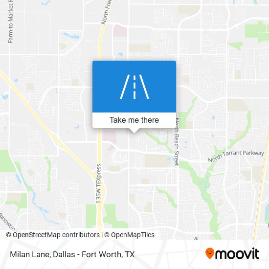 Milan Lane map