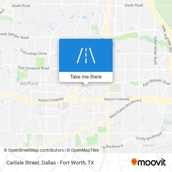 Carlisle Street map