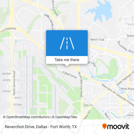 Mapa de Reverchon Drive