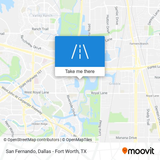 San Fernando map