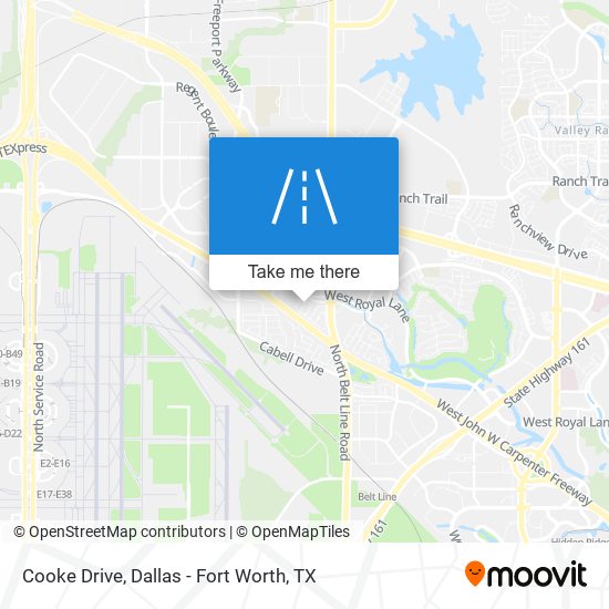Cooke Drive map