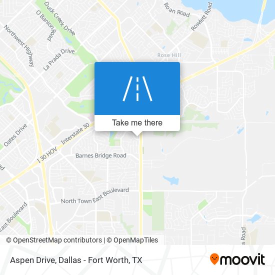Aspen Drive map