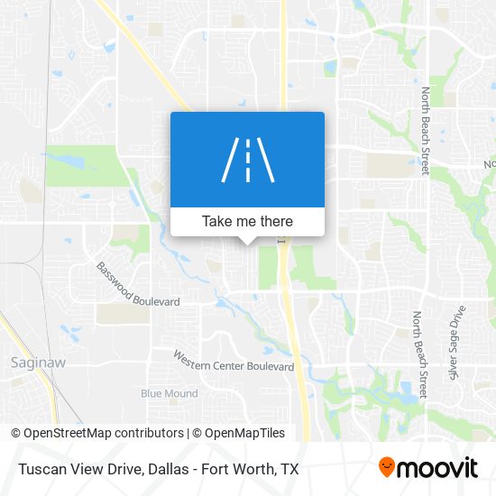 Tuscan View Drive map