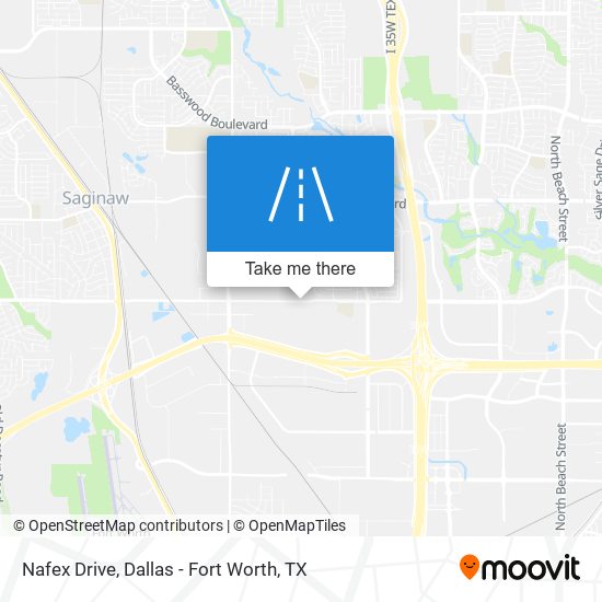Mapa de Nafex Drive