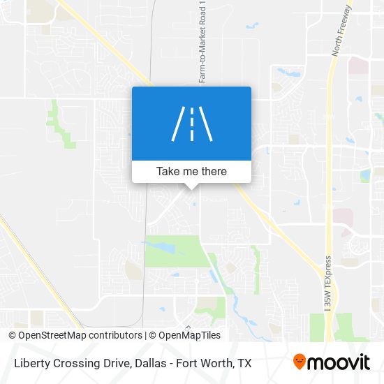 Liberty Crossing Drive map