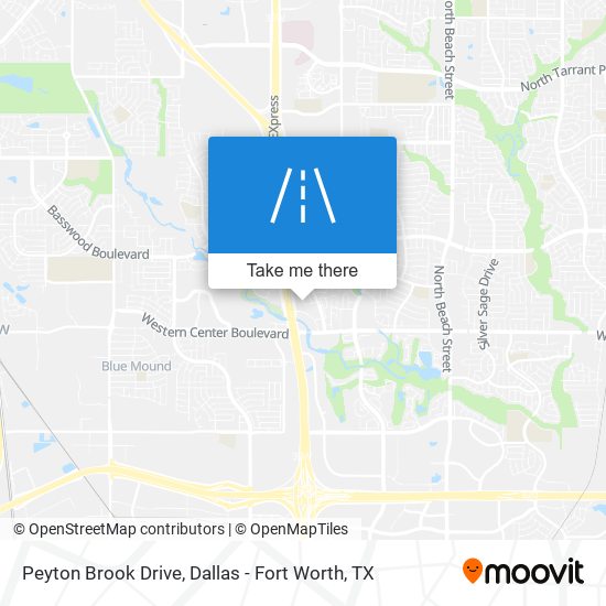 Mapa de Peyton Brook Drive