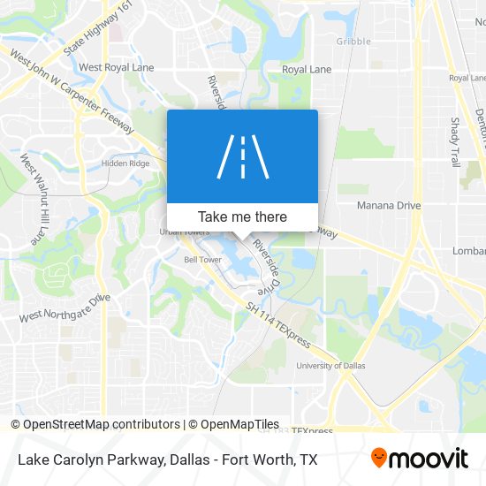 Mapa de Lake Carolyn Parkway