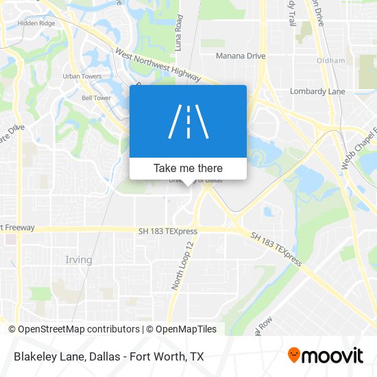 Mapa de Blakeley Lane