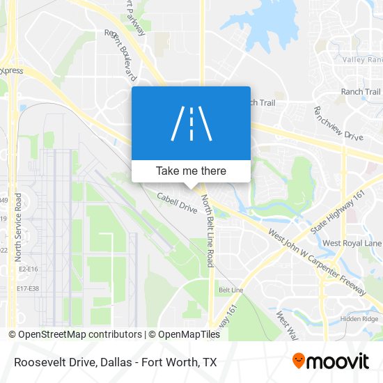 Mapa de Roosevelt Drive