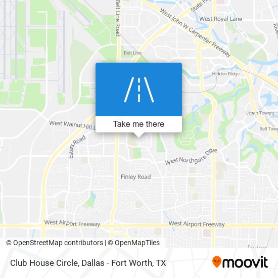 Club House Circle map