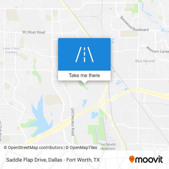 Mapa de Saddle Flap Drive