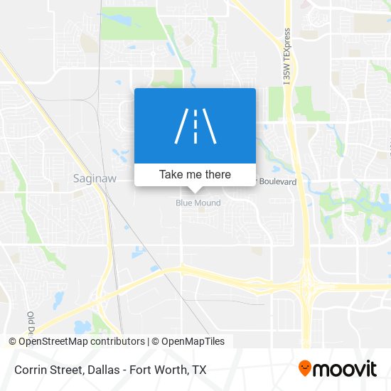 Corrin Street map