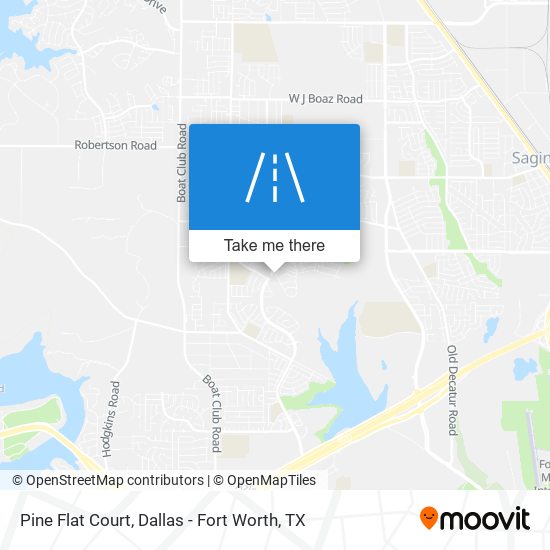 Pine Flat Court map