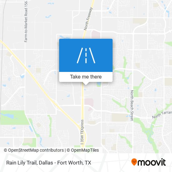 Rain Lily Trail map