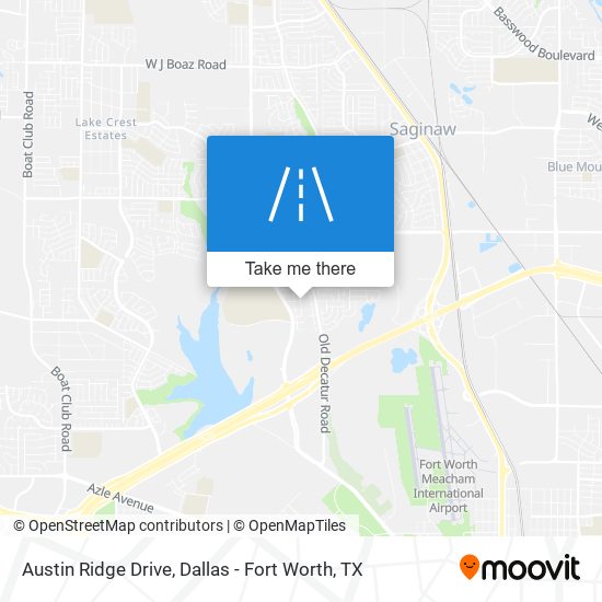 Mapa de Austin Ridge Drive