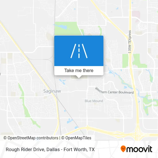 Rough Rider Drive map