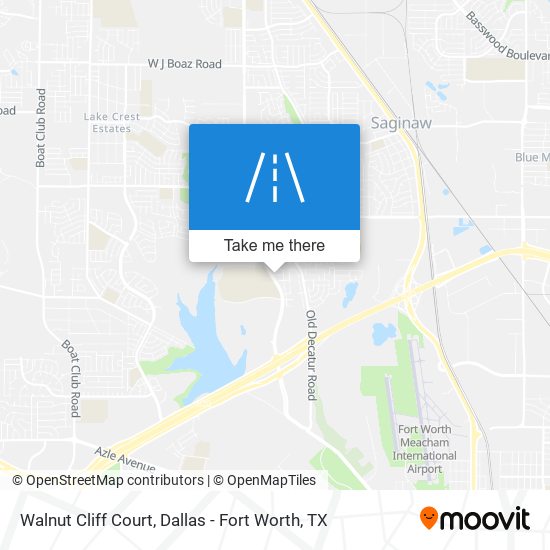 Mapa de Walnut Cliff Court