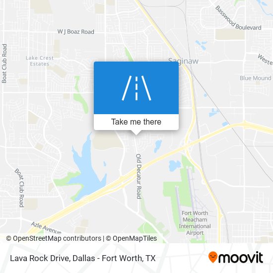 Lava Rock Drive map