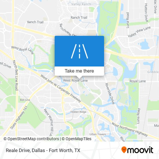 Mapa de Reale Drive