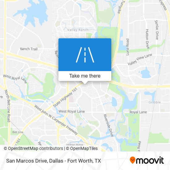 San Marcos Drive map