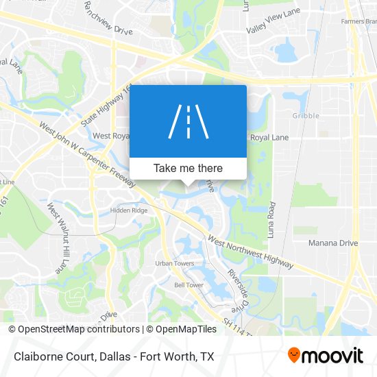 Claiborne Court map
