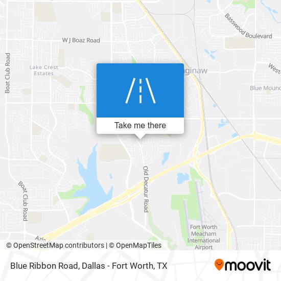 Mapa de Blue Ribbon Road