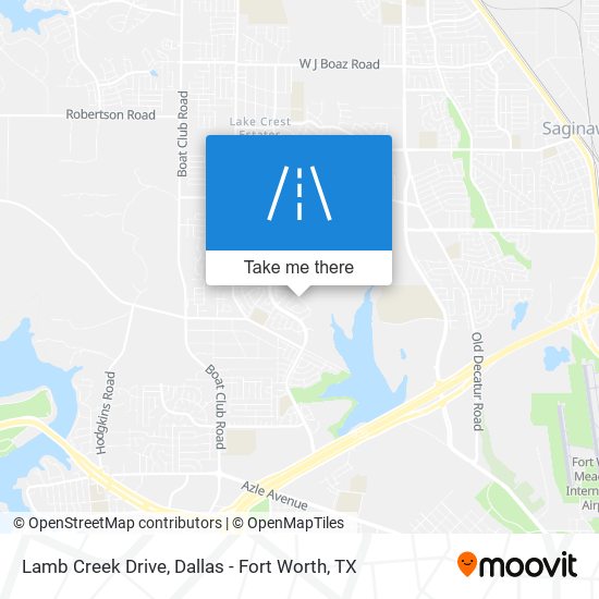 Lamb Creek Drive map