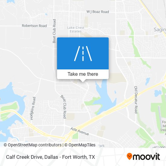 Calf Creek Drive map