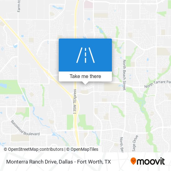 Monterra Ranch Drive map