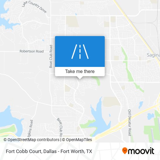 Fort Cobb Court map