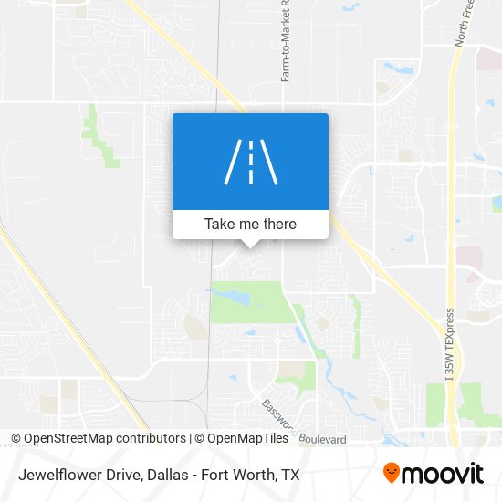 Jewelflower Drive map