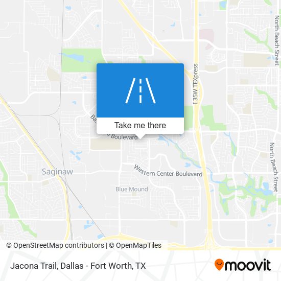 Jacona Trail map