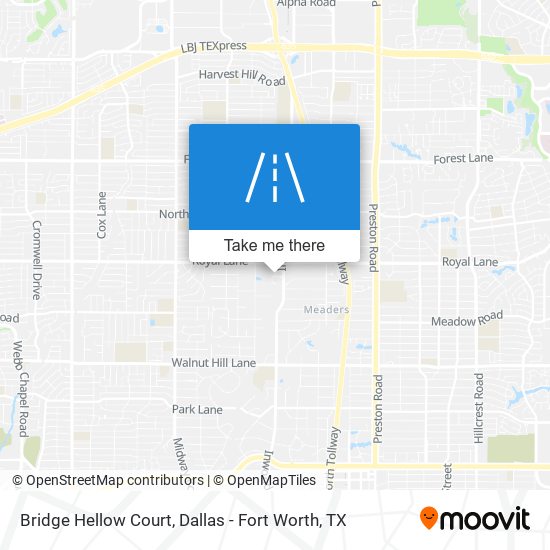 Bridge Hellow Court map