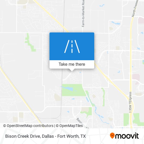 Bison Creek Drive map