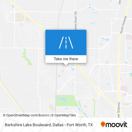 Mapa de Berkshire Lake Boulevard