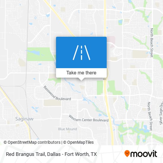 Red Brangus Trail map