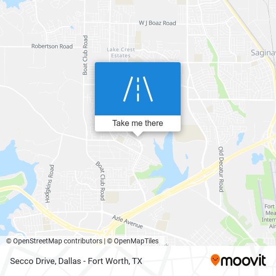 Secco Drive map