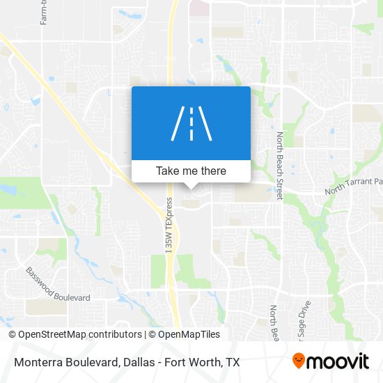 Monterra Boulevard map
