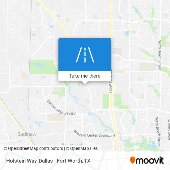 Holstein Way map