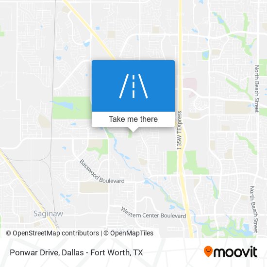 Mapa de Ponwar Drive