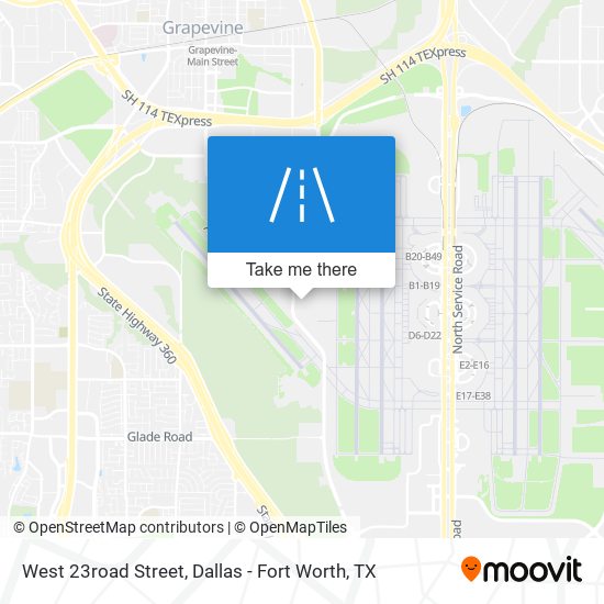 West 23road Street map