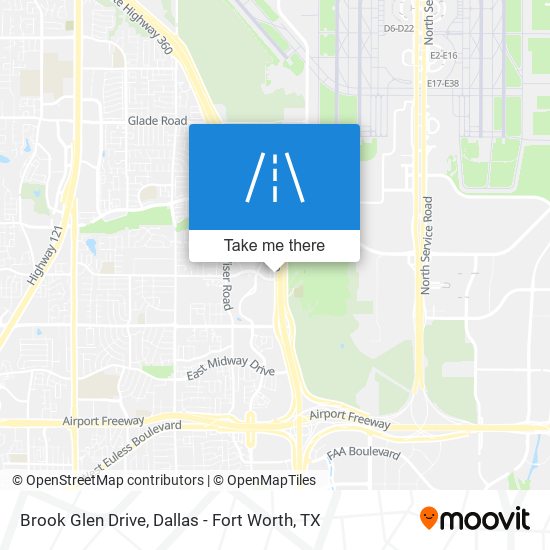 Mapa de Brook Glen Drive